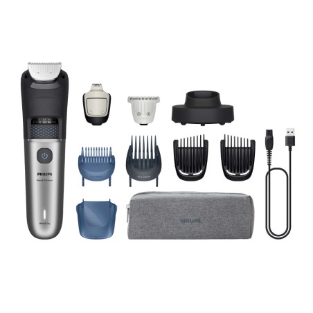 Philips 7000 Series BT7670 Trimmer - Stylish Black & Silver Precision Grooming Tool for Effortless Style